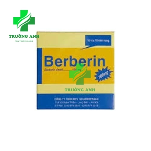 Berberin 100mg Armephaco - Thuốc điều trị tiêu chảy hiệu quả